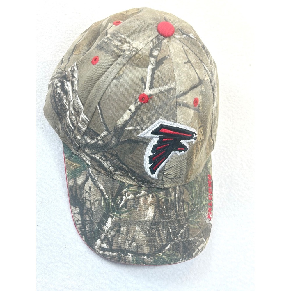 NFL Team Apparel Atlanta Falcons Hat Women OSFM Camo Gorpcore